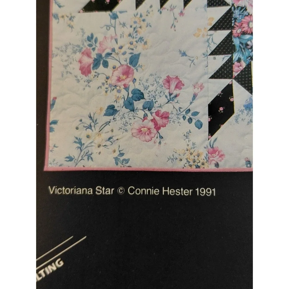 Lot of 3 EZ Quilts Pattern Booklets Twisted Ribbons Star Flower Victoriana Star